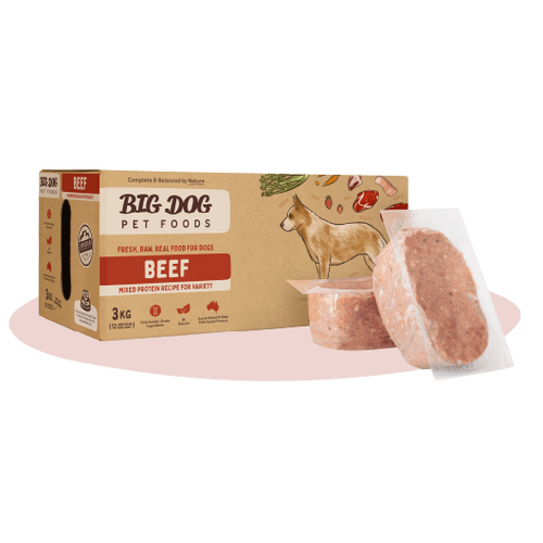 Big Dog BARF Dog Raw Food - Beef  3kg - In Store Pick Up Only