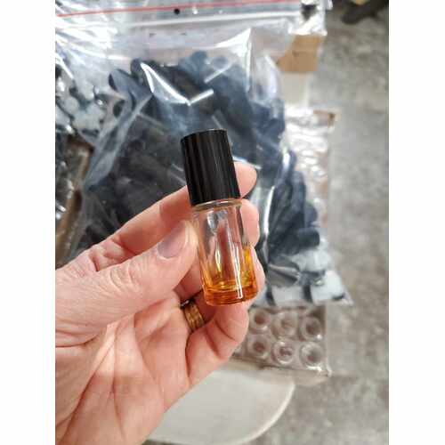 5ml Orange Ombre Thick Glass Roller Bottle - 140